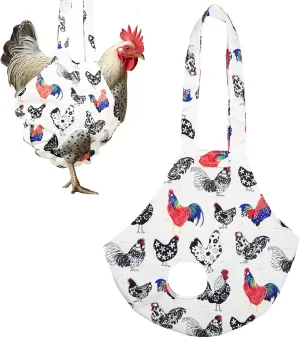 1 Pack Chicken Holder Bag  Chicken Carrier Sling with Handle, Catching Hand Bag for Hen Rooster Poultry Transport, Chicken Medic Bag for Traveling, Hiking, Driving (White (1Pcs))