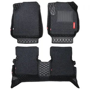 7D Car Floor Mats Black and Black For Audi A4