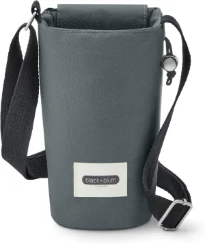 BLACK   BLUM Insulated Bottle Bag - Made with Recycled PET and BPA Free - Bottle Bag for On The Go, Slate