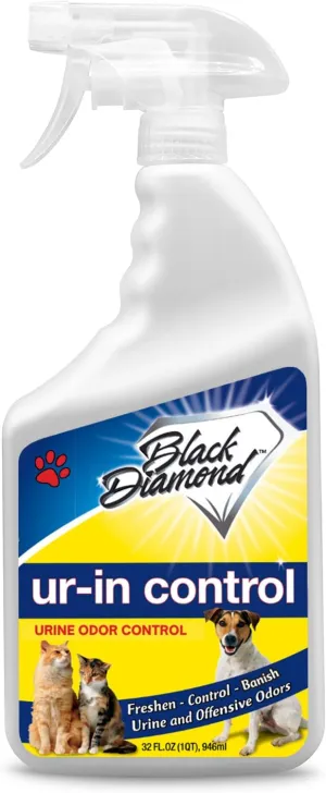 Black Diamond Stoneworks Eliminates Urine Odors  Controls Cat, Dog, Pet & Human Smells from Carpet, Furniture, Mattresses, Grout and Pet Bedding & Concrete. Biodegradable Enzymes 32 Oz. Spray