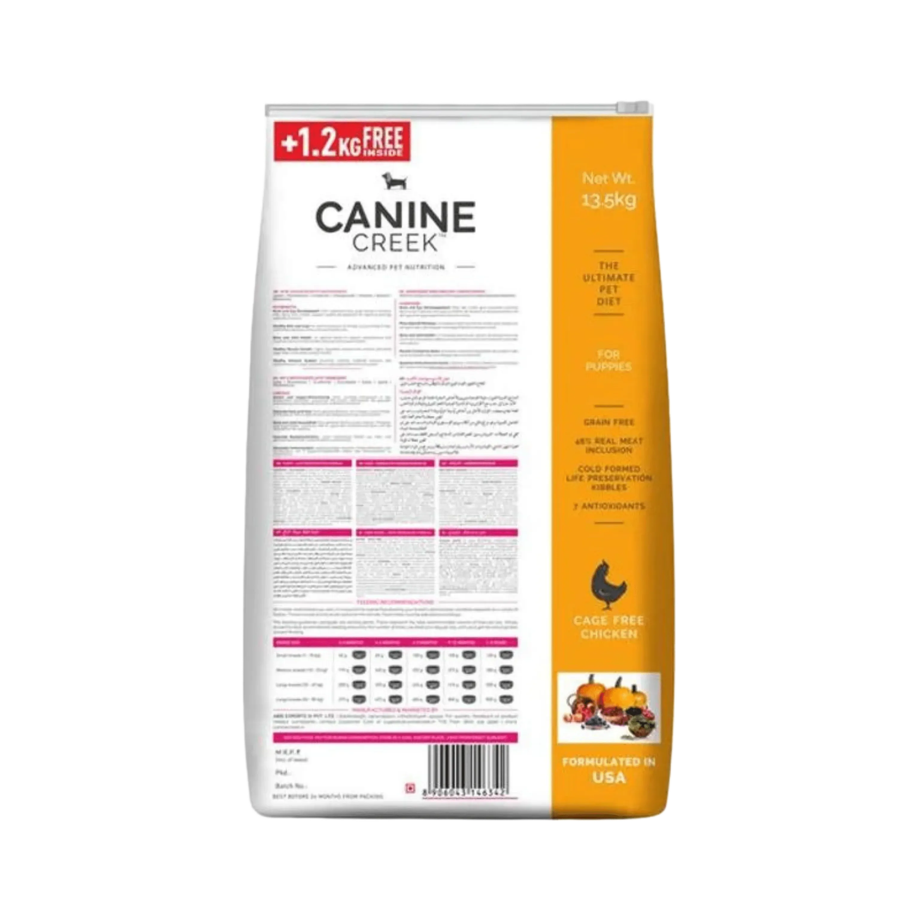 CANINE CREEK PUPPY DRY FOOD (L)