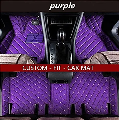 Customized Car Mats are Suitable for Volkswagen ID.4 CROZZ / 2021 Year Waterproof Lining Full Set of Environmentally Friendly Flooring (Red,ID.4 CROZZ / 2021 Year)