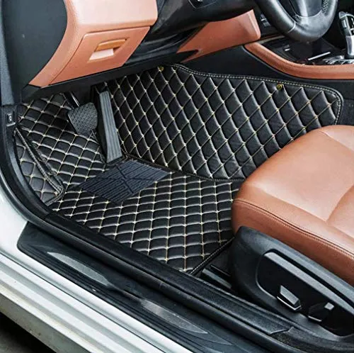 Customized Car Mats are Suitable for Volkswagen ID.4 CROZZ / 2021 Year Waterproof Lining Full Set of Environmentally Friendly Flooring (Red,ID.4 CROZZ / 2021 Year)