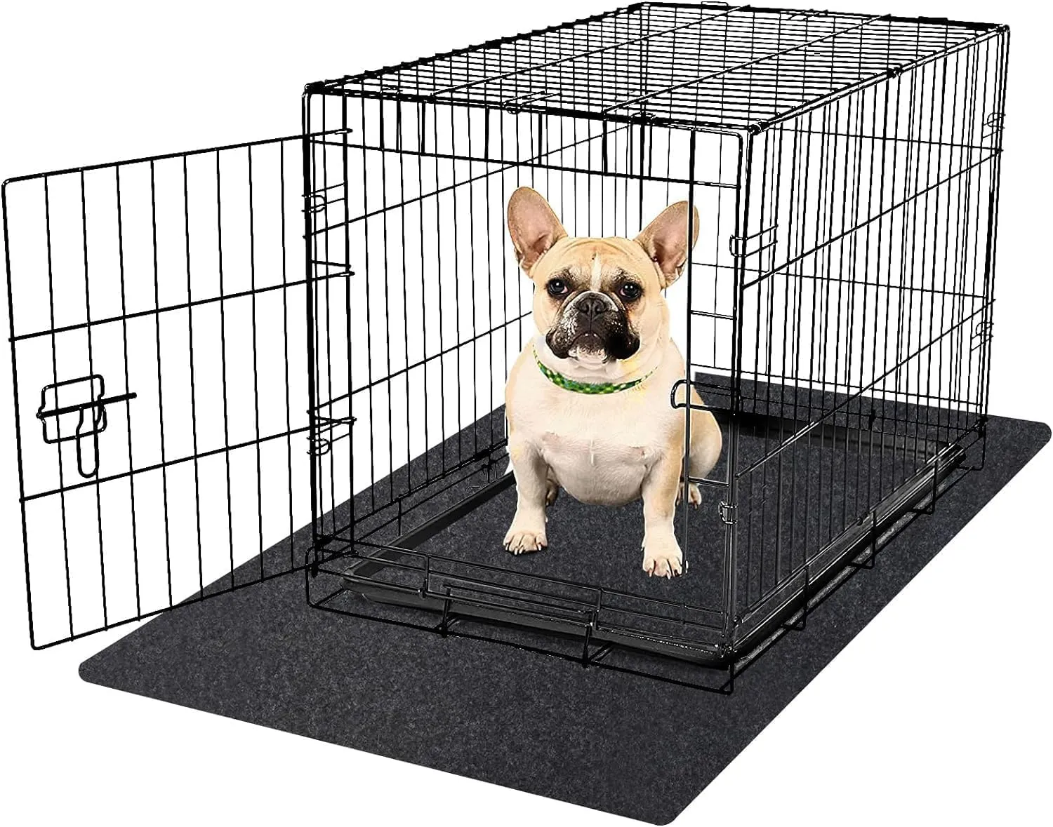 Dog Playpen Mat Pads, Puppy Pads for Dogs Training, Housebreaking, Incontinence, Kennel, Reusable, Absorbent, Waterproof, Non-Slip, Washable(18" x 24")