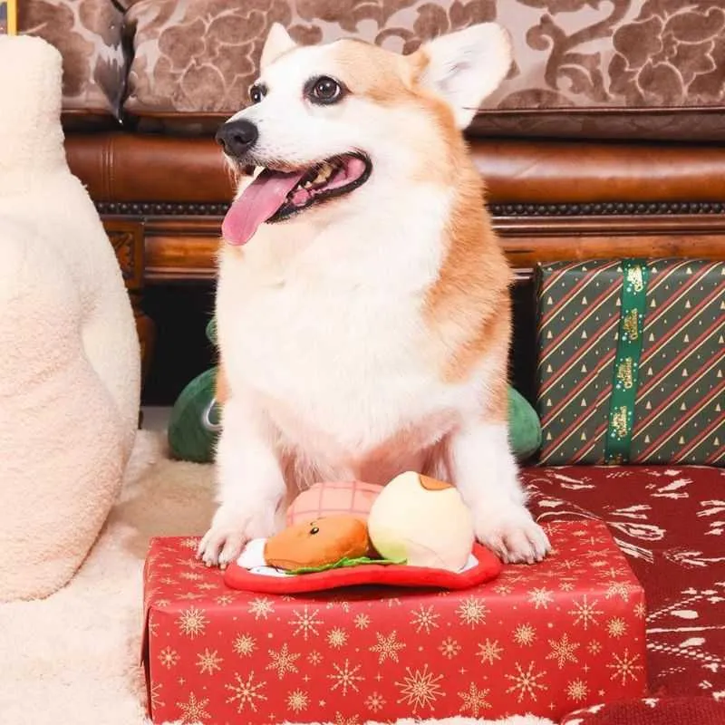 Dog Snuffle Mat - Christmas Dinner