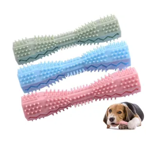 Durable Chew Toy & Toothbrush for Small Dogs