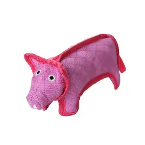 DuraForce Pig Tiger Dog Toy, Pink-Pink