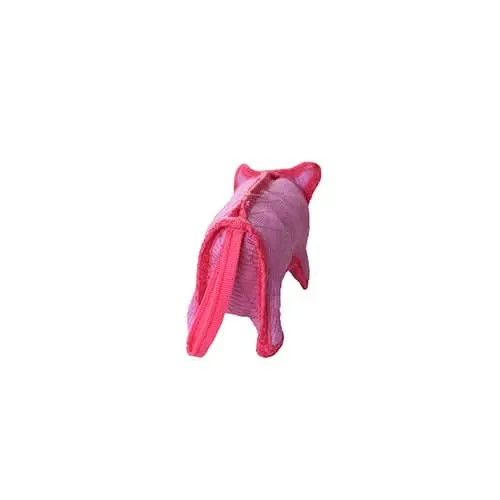 DuraForce Pig Tiger Dog Toy, Pink-Pink