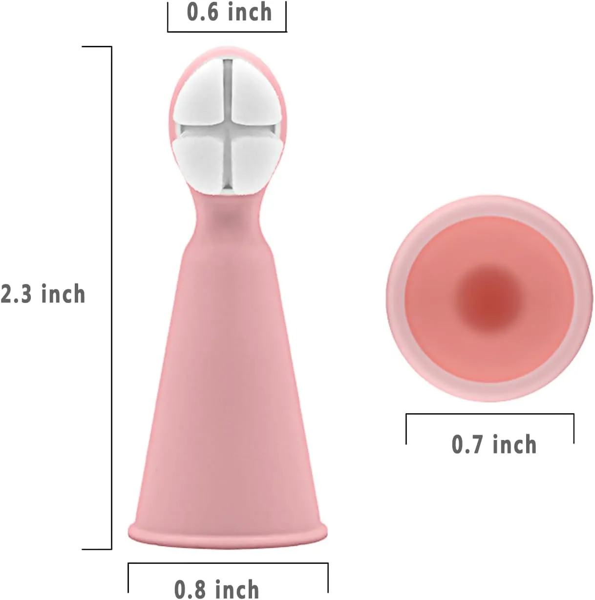 Finger Tooth Brushing Baby, Baby Silicone Toothbrush, Newborns Toddler Toothbrush, Soft Infant Oral Cleaner with Travel Storage Case, 2 Pcs