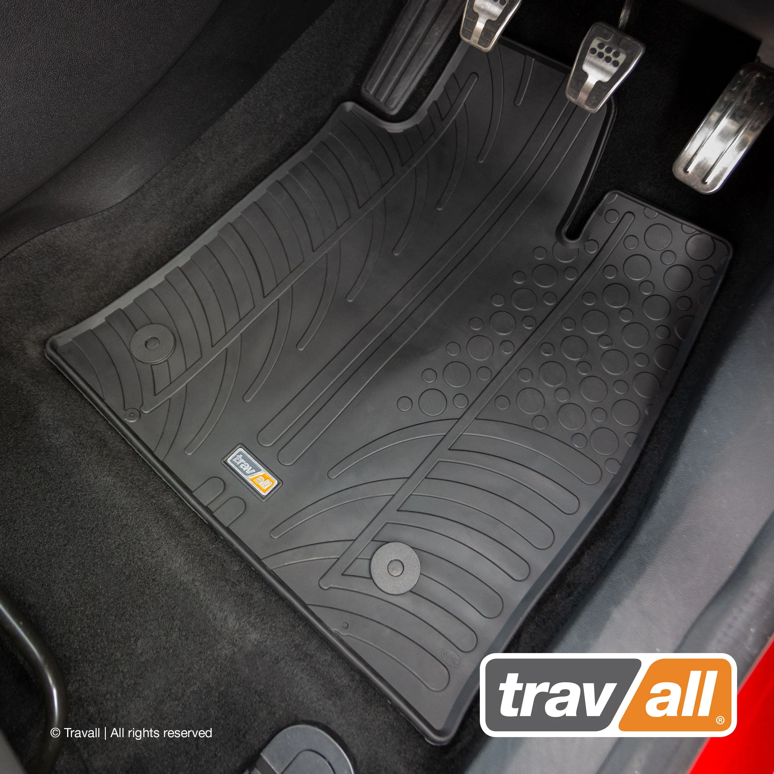 FORD FIESTA 5 DOOR HATCHBACK 2017-2023 and Puma 2020-CURRENT Rubber Car Mats Set (4 Mats)