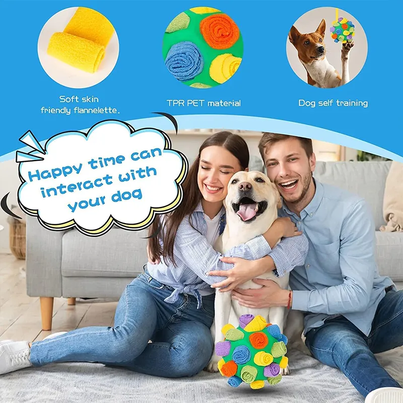Interactive Pet Snuffle Ball Toy