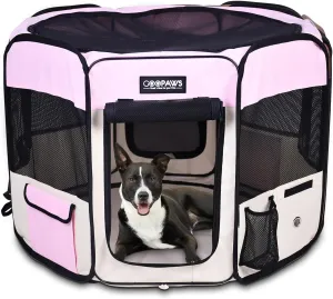 JESPET Pet Dog Playpens 36", 45" & 61" Portable Soft Dog Exercise Pen Kennel with Carry Bag for Puppy Cats Kittens Rabbits, Indoor/Outdoor Use