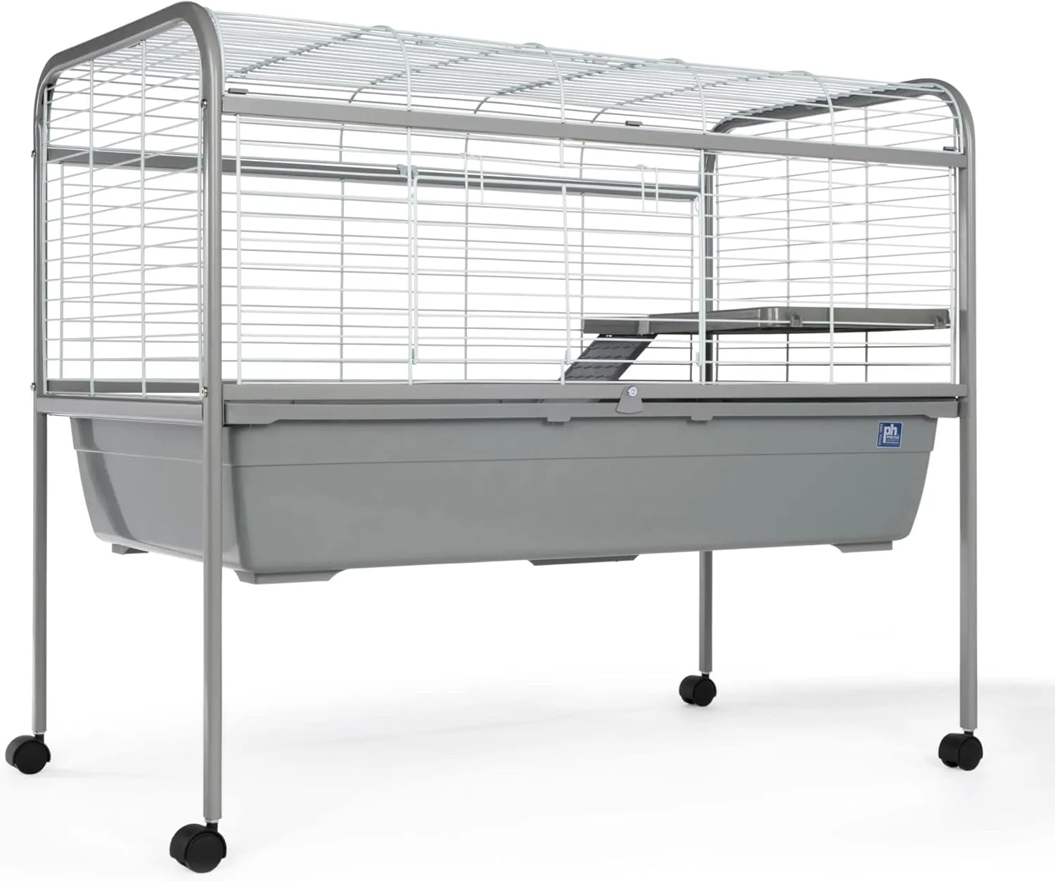 Jumbo Small Animal Home with Stand Gray
