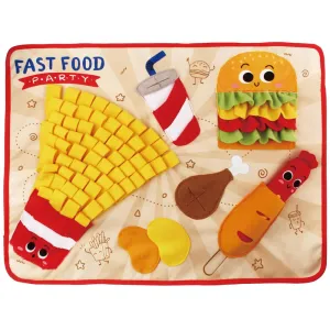 KOHE-VERSARY 8% OFF: GiGwi Fast Food Party Snuffle Mat Interactive Dog Toy