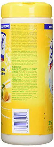 Lysol Disinfecting Surface Wipes, Citrus, 35 Wipes, Disinfectant, Cleaning, Sanitizing