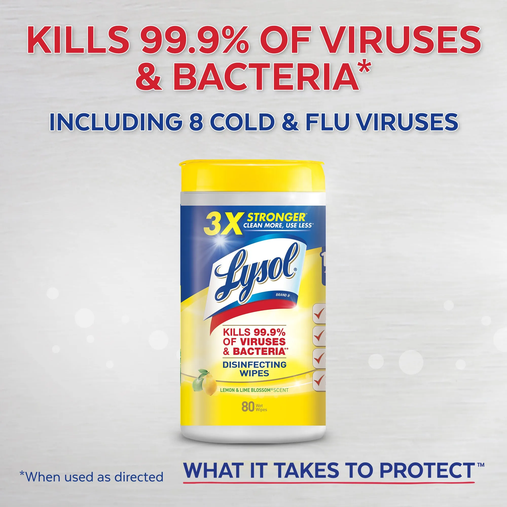 Lysol Disinfecting Wipes, Lemon & Lime Blossom - 35 Ct - Container