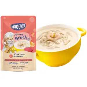 Moochie Broth Tuna & Shrimp  40G  Pouch