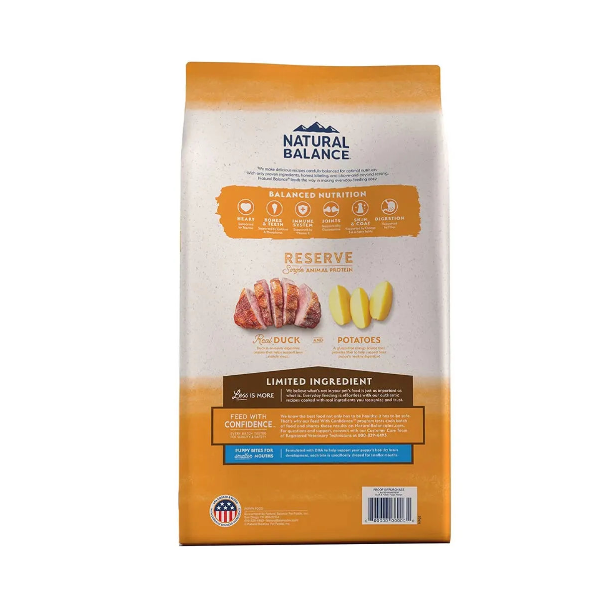 Natural Balance - Grain Free Duck & Potato Puppy Recipe
