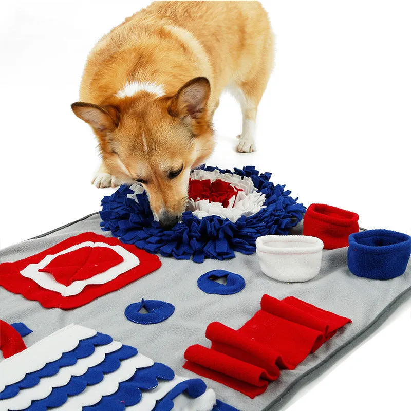 Nuopets Pet toys Dog Feeding Sniffing Mat Training Nosework Blanket