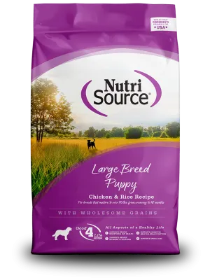 NutriSource® Large Breed Puppy Chicken & Rice Recipe Dry Dog Food