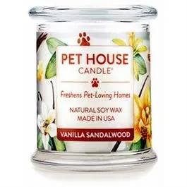 One Fur All Candle, Vanilla Sandalwood Scent, 8.5-oz.