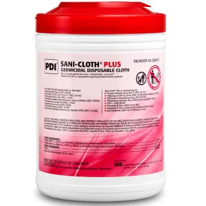 PDI Plus Germicidal Disposable Cloth, Large 6" x 6¾"