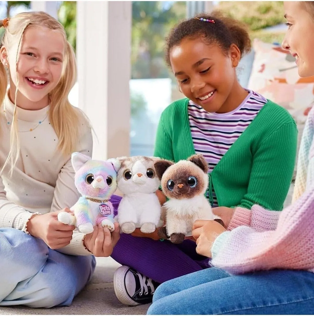 Pets Alive Smitten Kittens Surprise (Tabby Cat Ginger) by ZURU Nurture Play Soft Toy Unboxing Adopt Interactive 10 Sounds