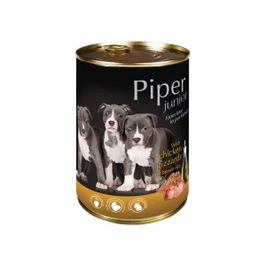 PIPER JUNIOR WITH CHICKEN GIZZARDS AND BROWN RICE 400 G