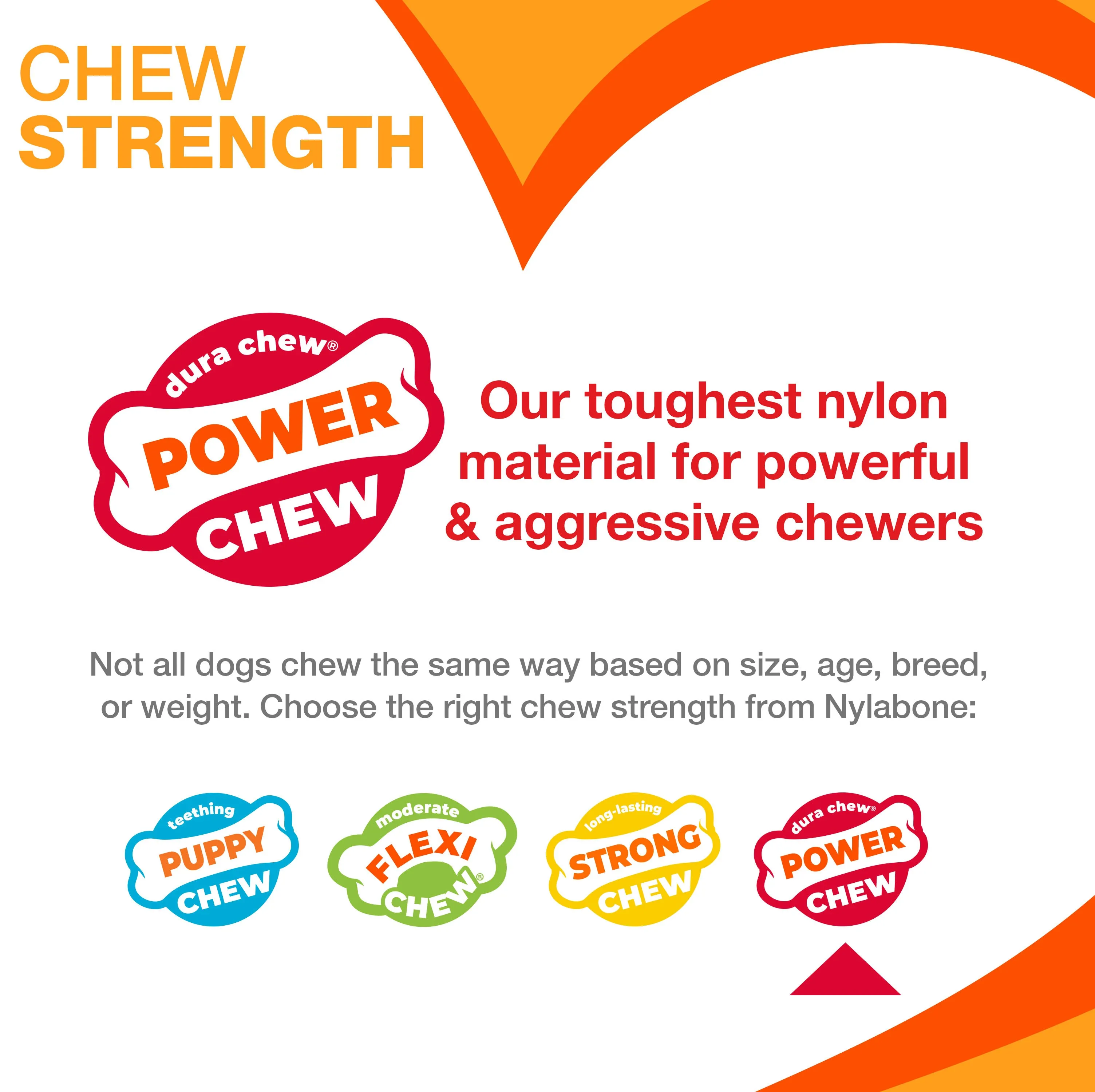 Power Chew Dog Toy, Bacon, X-Large/Souper, 50  lbs
