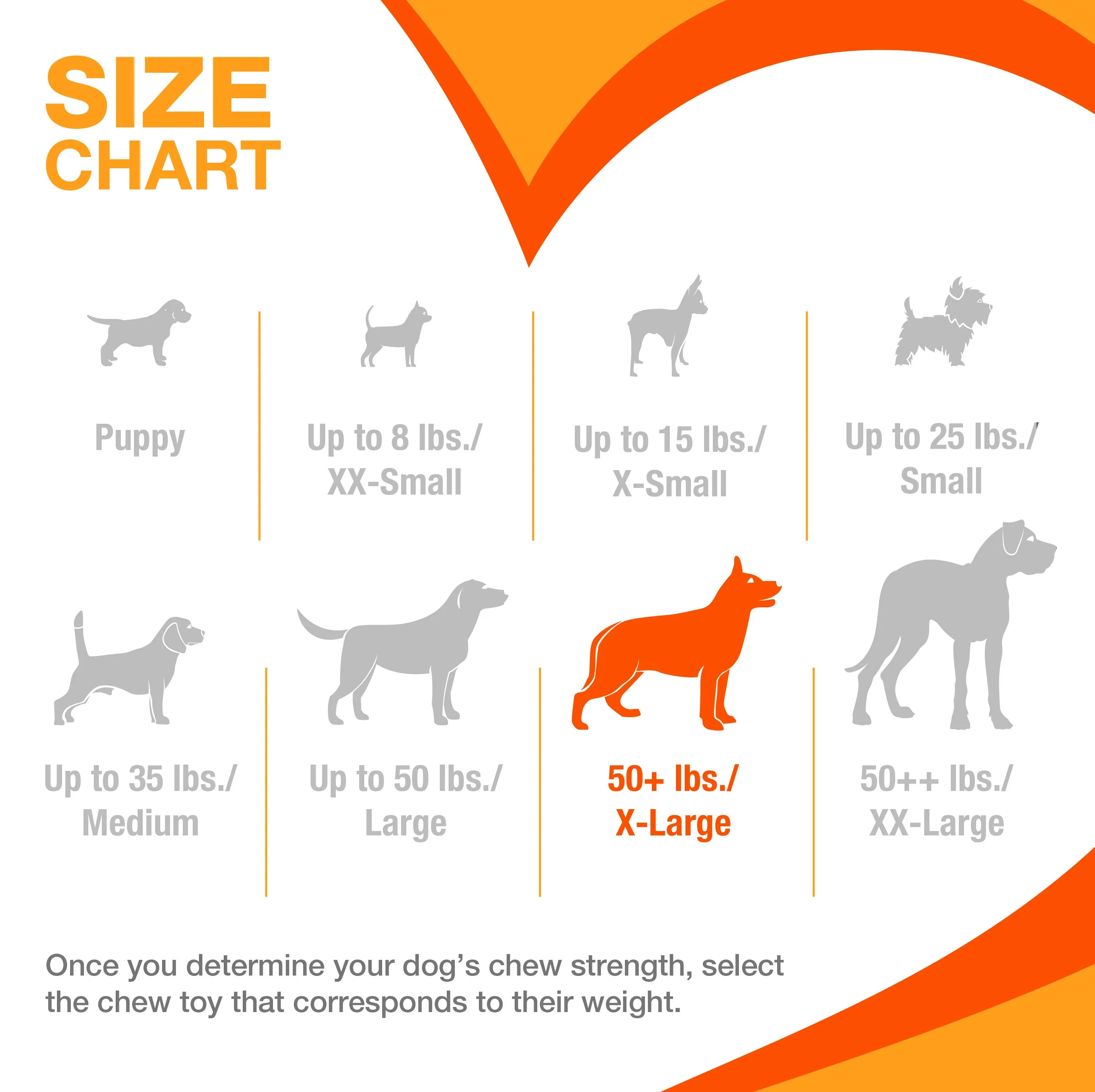 Power Chew Dog Toy, Bacon, X-Large/Souper, 50  lbs