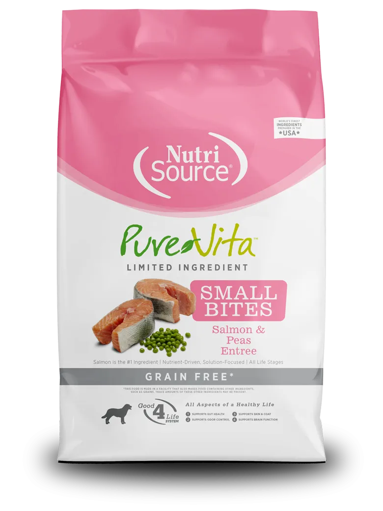 Pure Vita - Small Bites Salmon & Peas Entrée