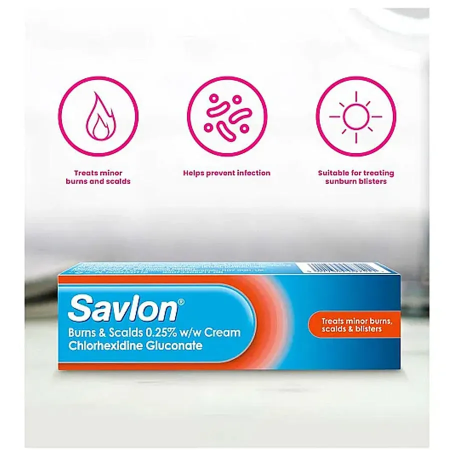 Savlon Burns And Scalds 0.25% Cream 30g