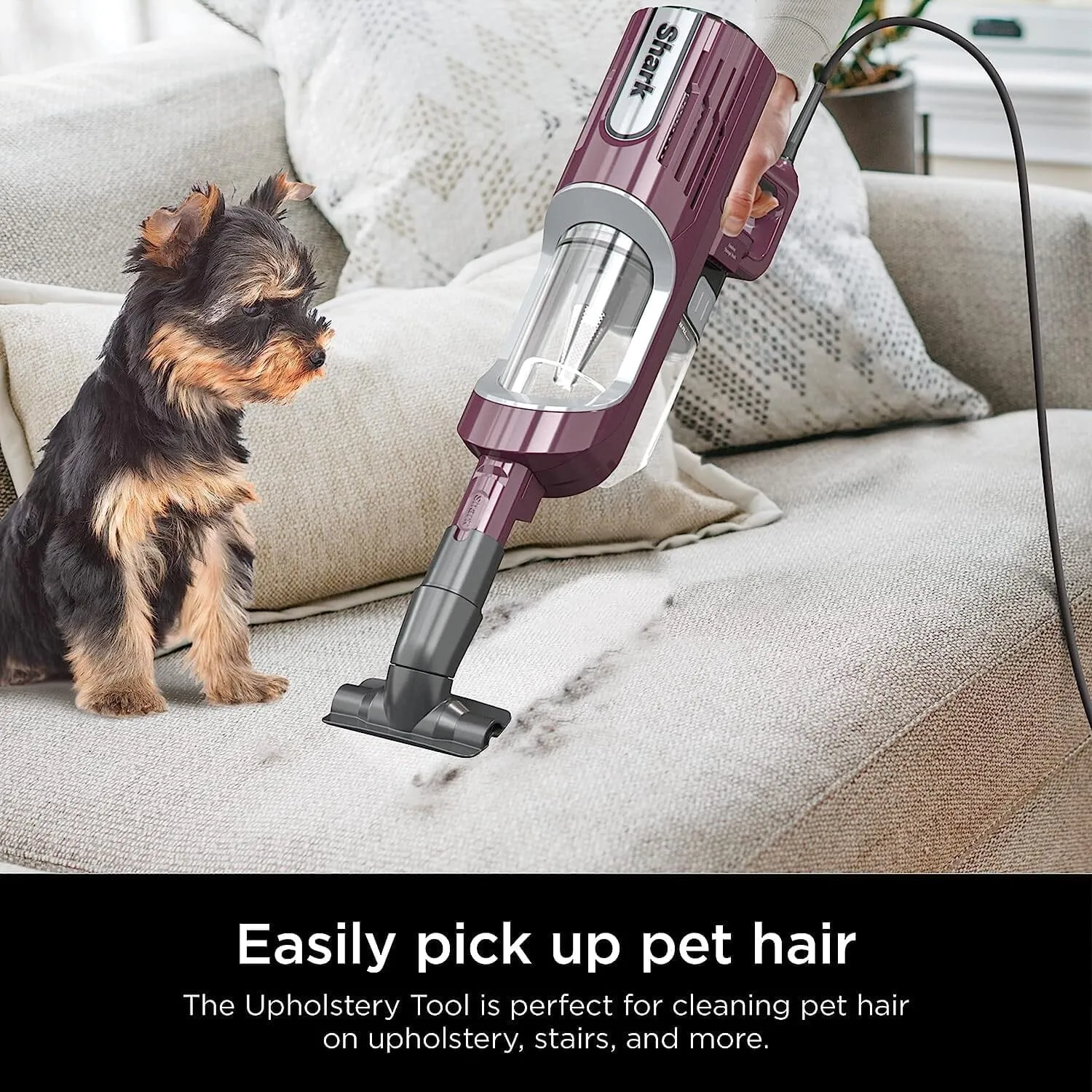 Shark HZ702 UltraLight Pet Pro Corded Stick with HairPro PowerFins and Odor Neutralizer Technology (Refurbished)