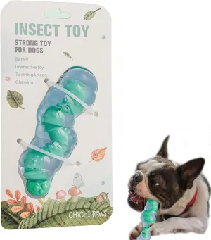 Small Breed Dog Chew Toys for Teething - Natural Rubber & Durable Nylon Toy for Puppies 0-12 Months, Interactive Gift for Small Dogs Under 30 lbs, Safe Teeth Cleaner & Anxiety Soother