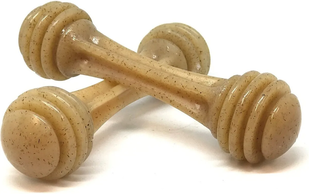 Sodapup Honey Bone Ultra Durable Nylon Dog Chew Toy for Aggressive Chewers