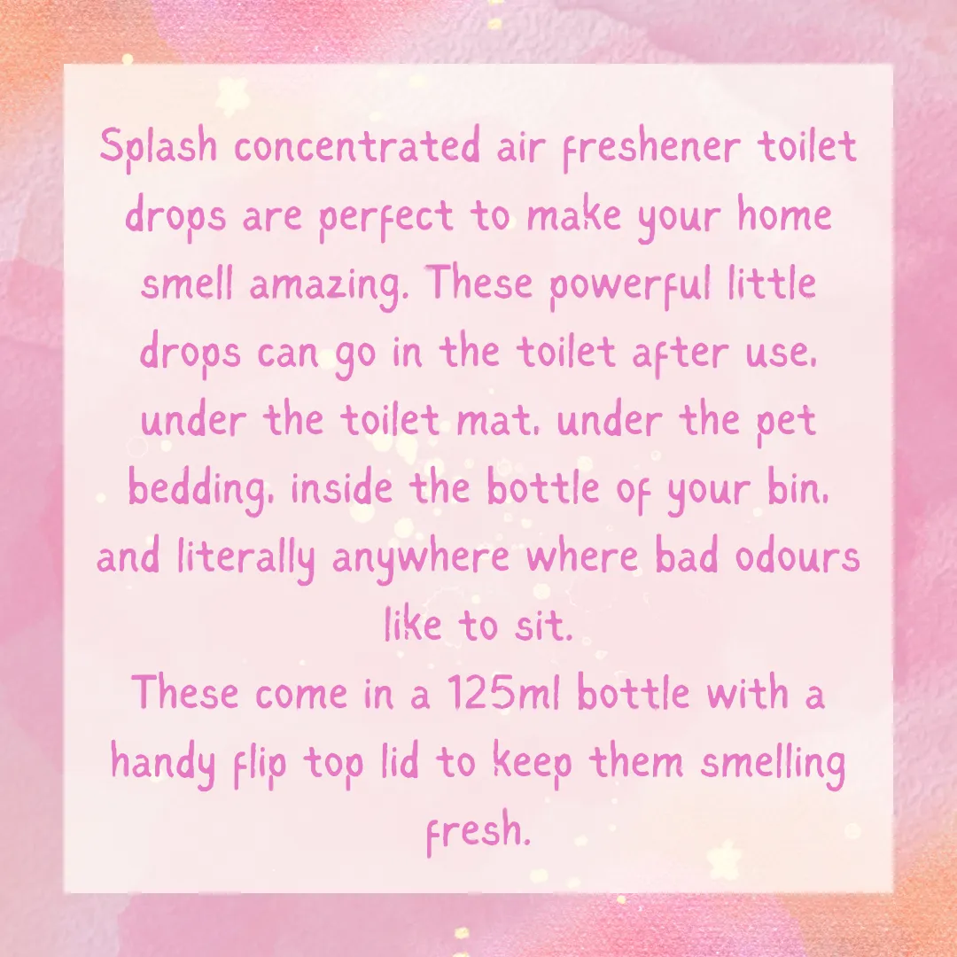 Splash FRESH BERRIES Toilet Drops 125ml