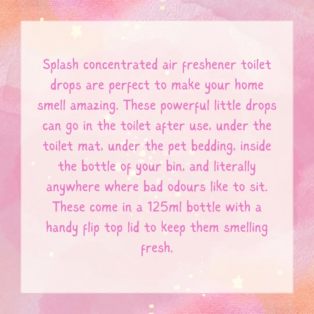 Splash FRUITS & FLOWERS Toilet Drops 125ml