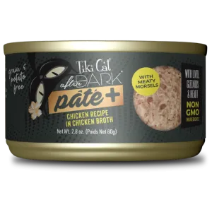 Tiki Cat After Dark Paté  Wet Cat Food, 2.8oz