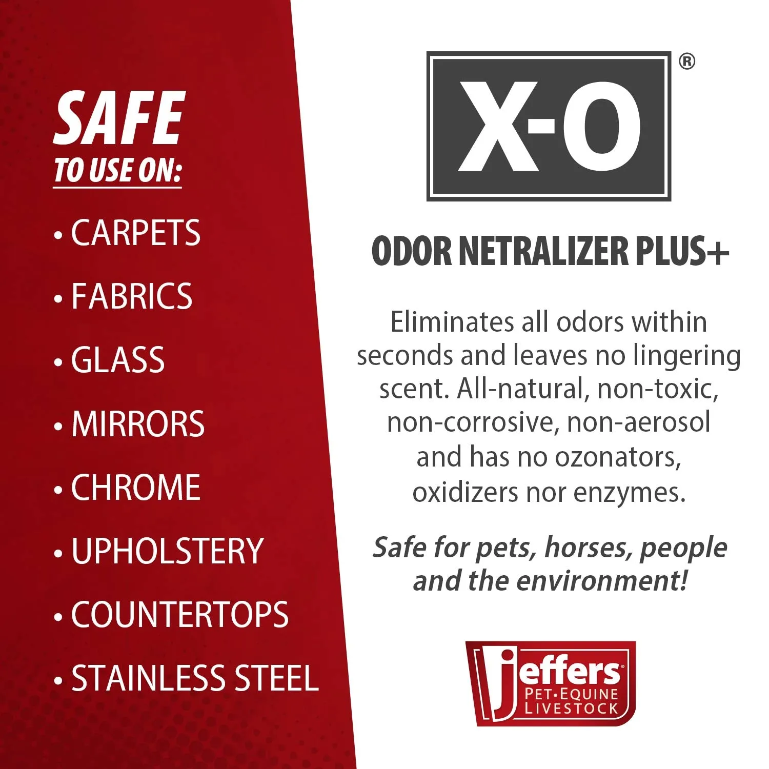X-O Pet Odor Neutralizer Plus   Cleaner Concentrate by Jeffers